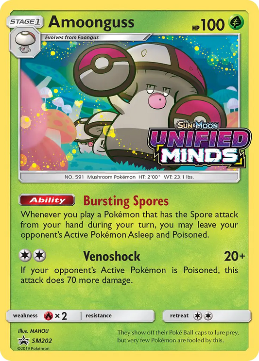 Amoonguss SM202 SM Black Star Promos Pokesingles