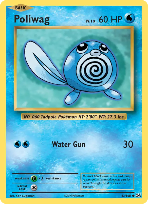 Poliwag 23 Evolutions Pokesingles