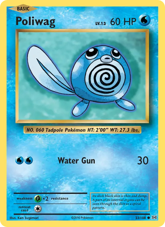 Poliwag 23 Evolutions Pokesingles