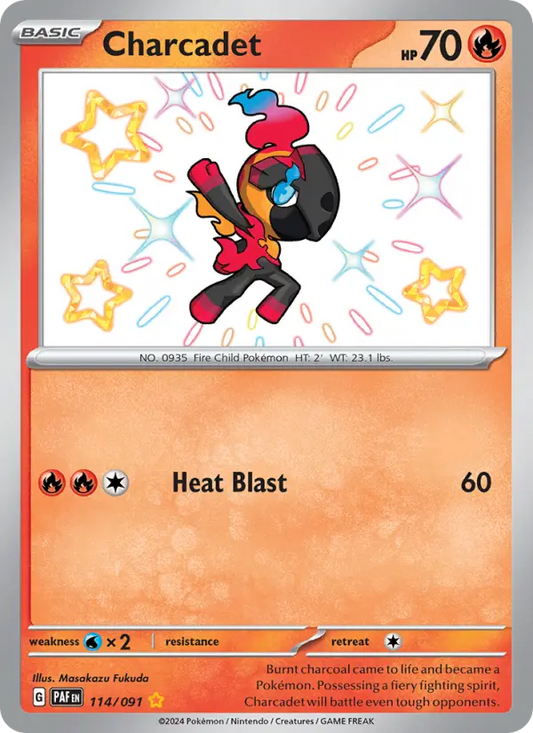 Charcadet 114 Paldean Fates Pokesingles