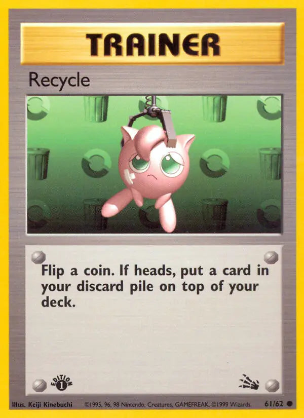 Recycle 61 Fossil Pokesingles