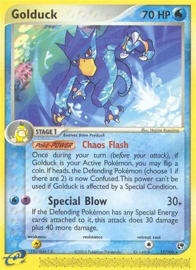 Golduck 17 Sandstorm Pokesingles