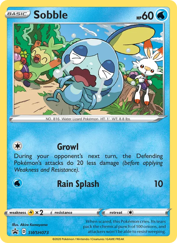 Sobble SWSH073 SWSH Black Star Promos Pokesingles