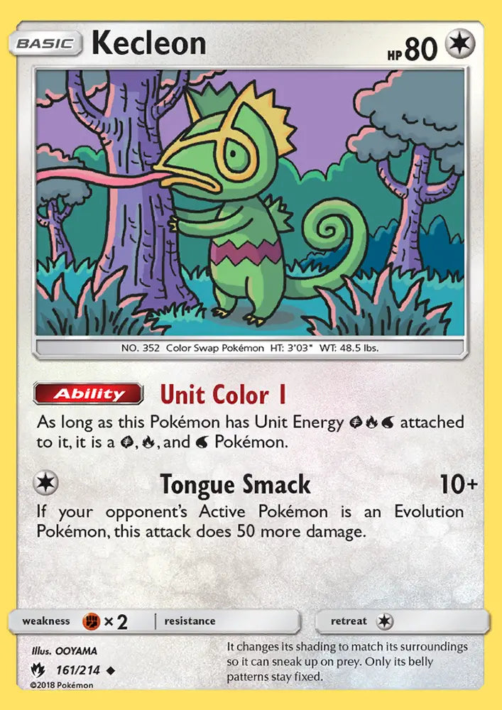 Kecleon 161 Lost Thunder Pokesingles