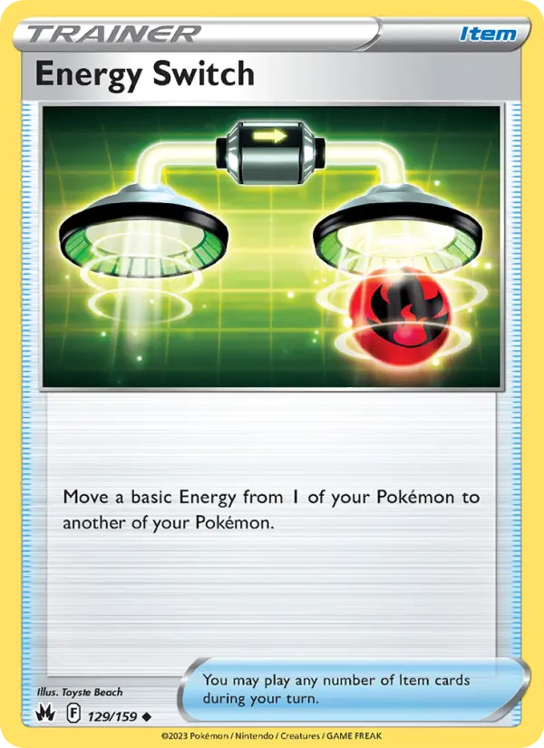 Energy Switch 129 Crown Zenith Pokesingles
