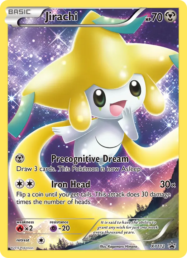 Jirachi XY112 XY Black Star Promos Pokesingles