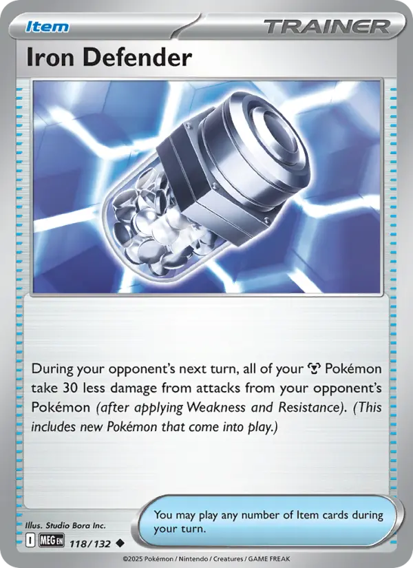 Iron Defender 118 Mega Evolution Pokesingles