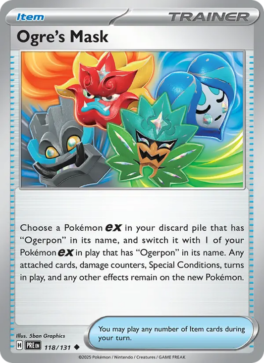 Ogre's Mask 118 Prismatic Evolutions Pokesingles