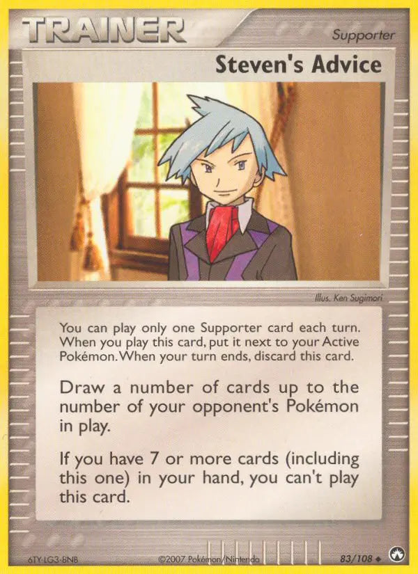 Steven's Advice 83 Power Keepers Pokesingles