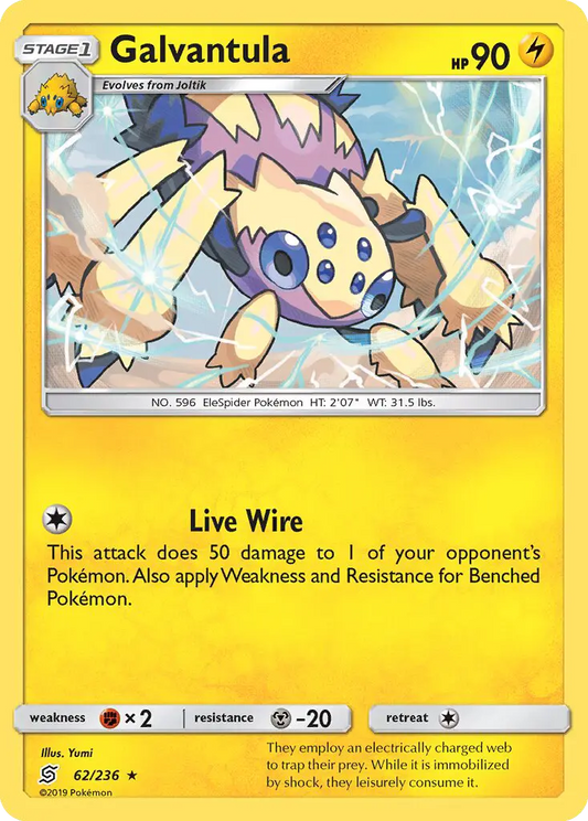 Galvantula 62 Unified Minds Pokesingles