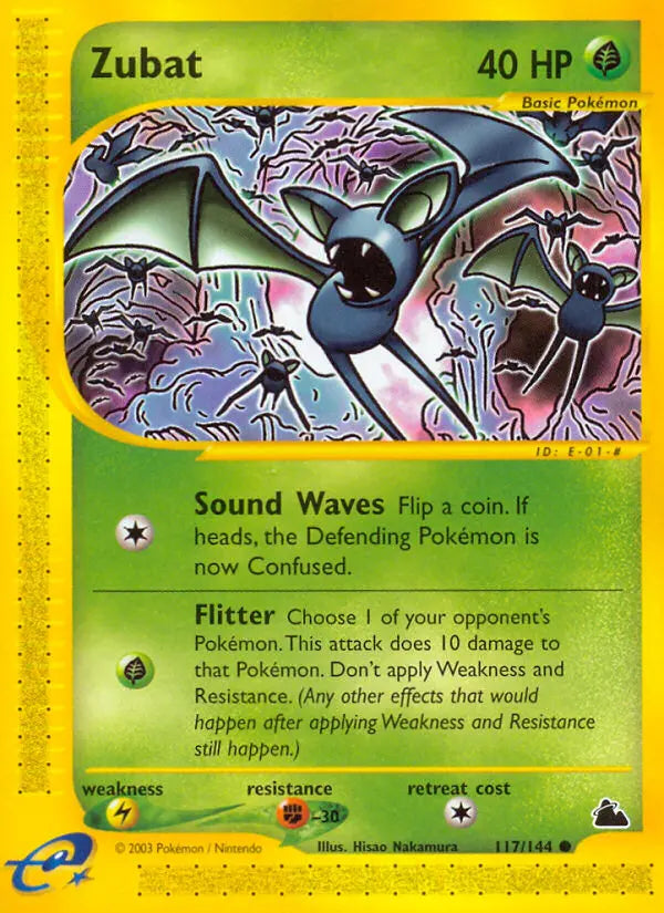 Zubat 117 Skyridge Pokesingles