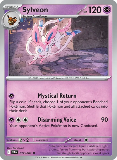 Sylveon 22 Shrouded Fable Pokesingles