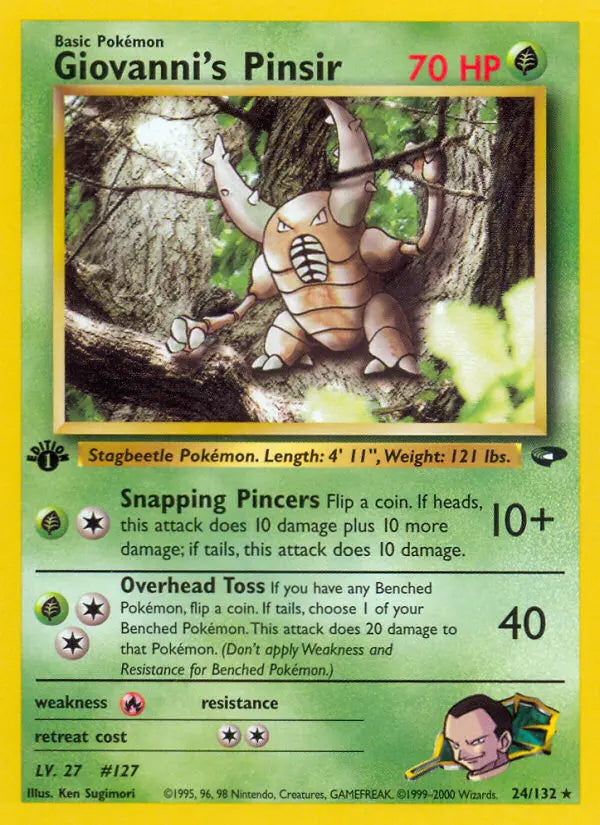 Giovanni's Pinsir 24 Gym Challenge Pokesingles