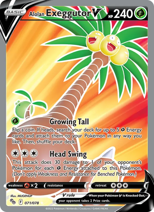 Alolan Exeggutor V 71 Pokémon GO Pokesingles