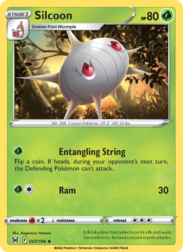 Silcoon 7 Lost Origin Pokesingles