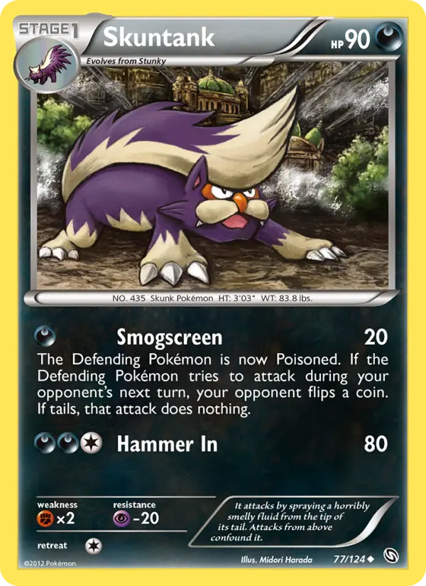 Skuntank 77 Dragons Exalted Pokesingles