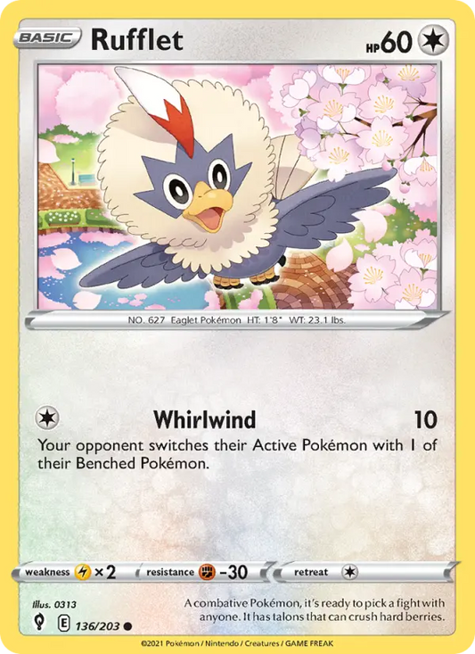 Rufflet 136 Evolving Skies Pokesingles