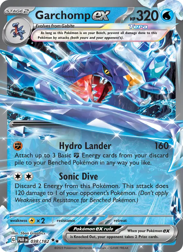Garchomp ex 38 Paradox Rift Pokesingles
