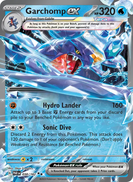 Garchomp ex 38 Paradox Rift Pokesingles