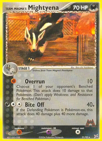 Team Magma's Mightyena 21 Team Magma vs Team Aqua Pokesingles