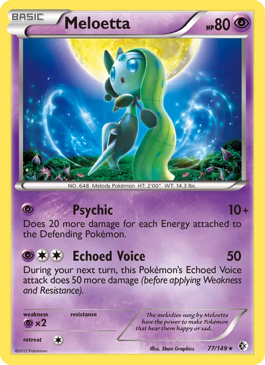 Meloetta 77 Boundaries Crossed Pokesingles