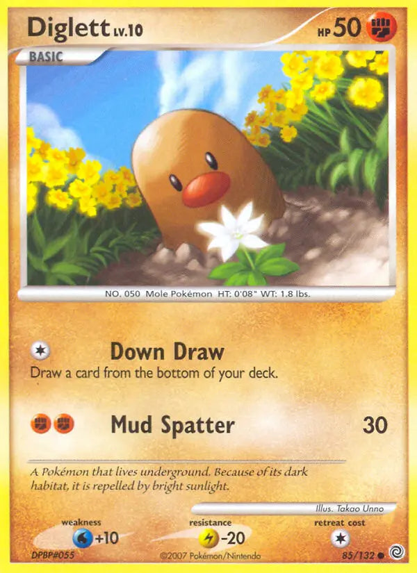 Diglett 85 Secret Wonders Pokesingles