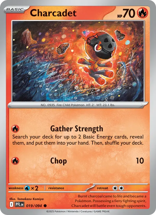 Charcadet 19 Phantasmal Flames Pokesingles