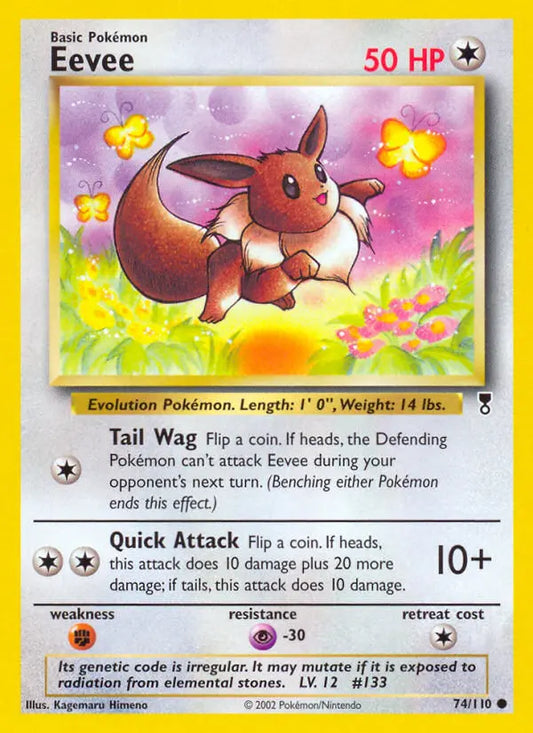 Eevee 74 Legendary Collection Pokesingles