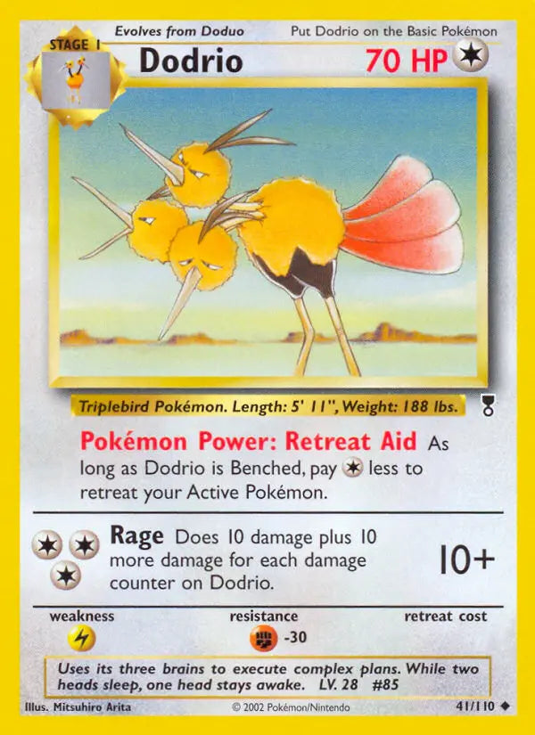 Dodrio 41 Legendary Collection Pokesingles