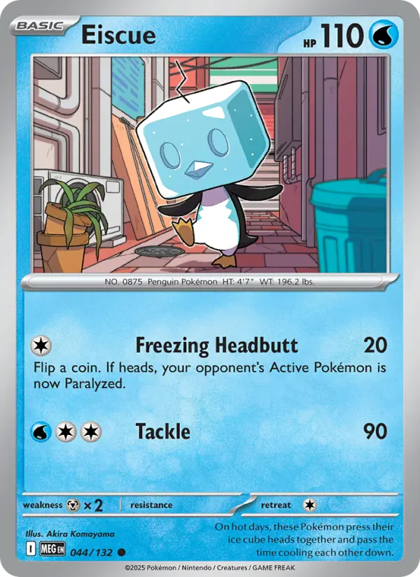 Eiscue 44 Mega Evolution Pokesingles