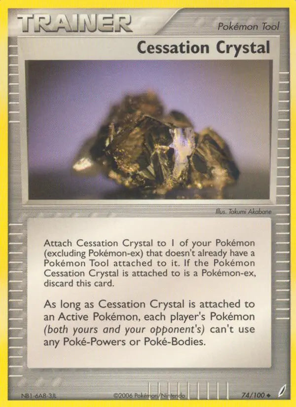 Cessation Crystal 74 Crystal Guardians Pokesingles