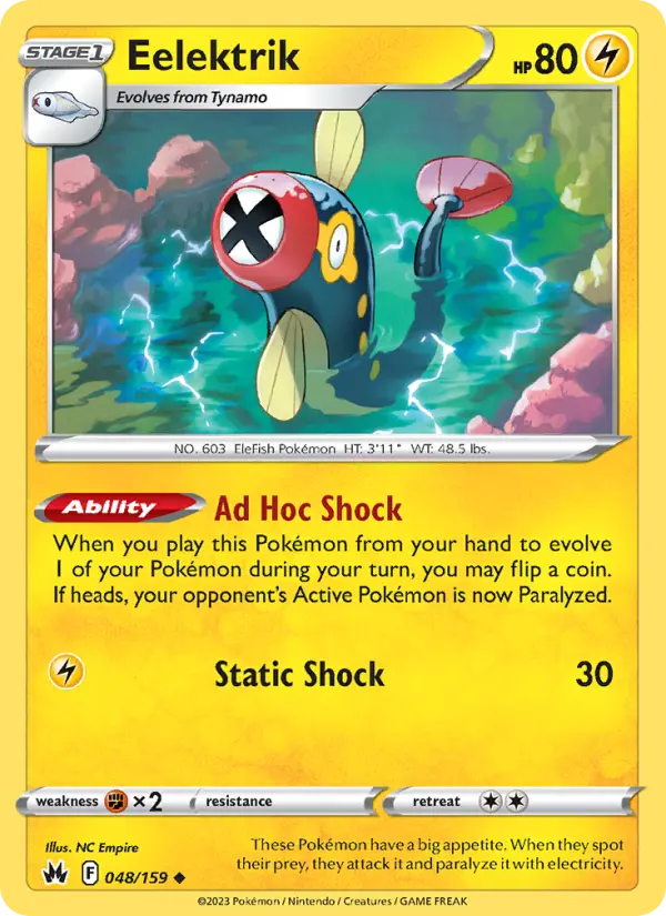Eelektrik 48 Crown Zenith Pokesingles