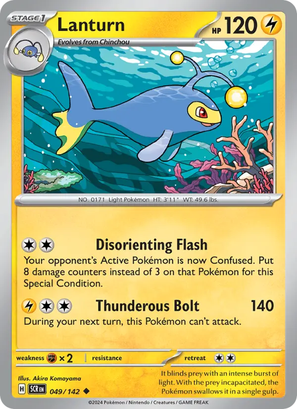 Lanturn 49 Stellar Crown Pokesingles