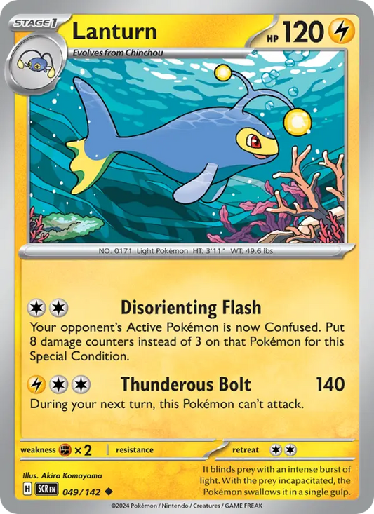 Lanturn 49 Stellar Crown Pokesingles