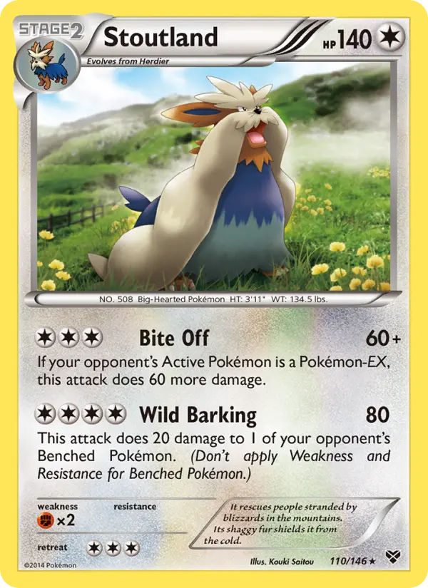 Stoutland 110 XY Pokesingles