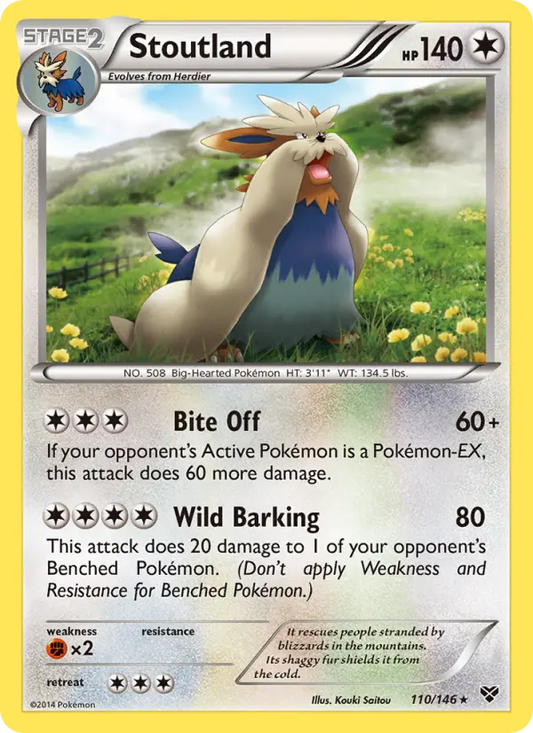 Stoutland 110 XY Pokesingles