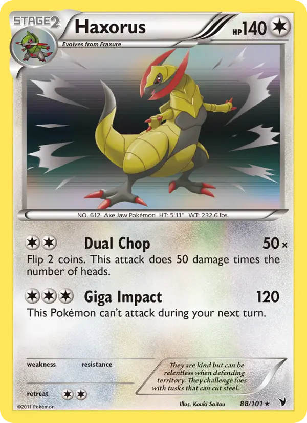 Haxorus 88 Noble Victories Pokesingles