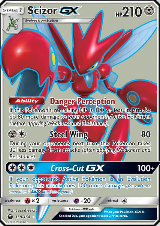 Scizor GX 158 Celestial Storm Pokesingles