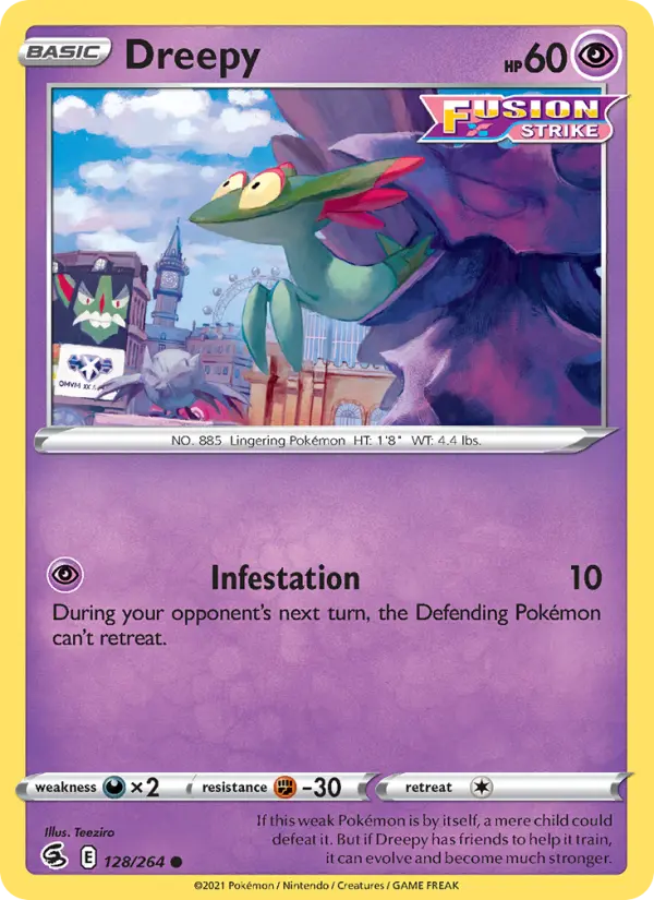 Dreepy 128 Fusion Strike Pokesingles