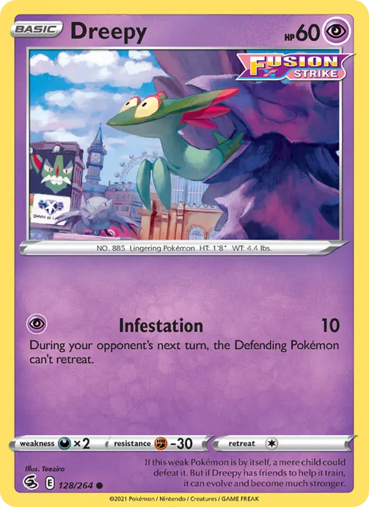 Dreepy 128 Fusion Strike Pokesingles