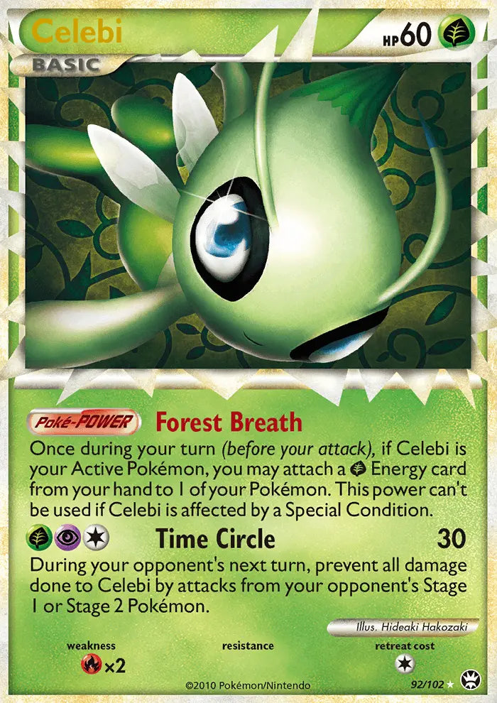 Celebi 92 Triumphant Pokesingles