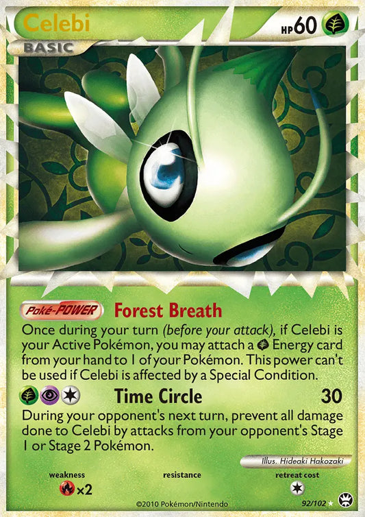 Celebi 92 Triumphant Pokesingles