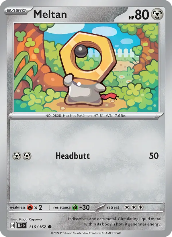 Meltan 116 Temporal Forces Pokesingles