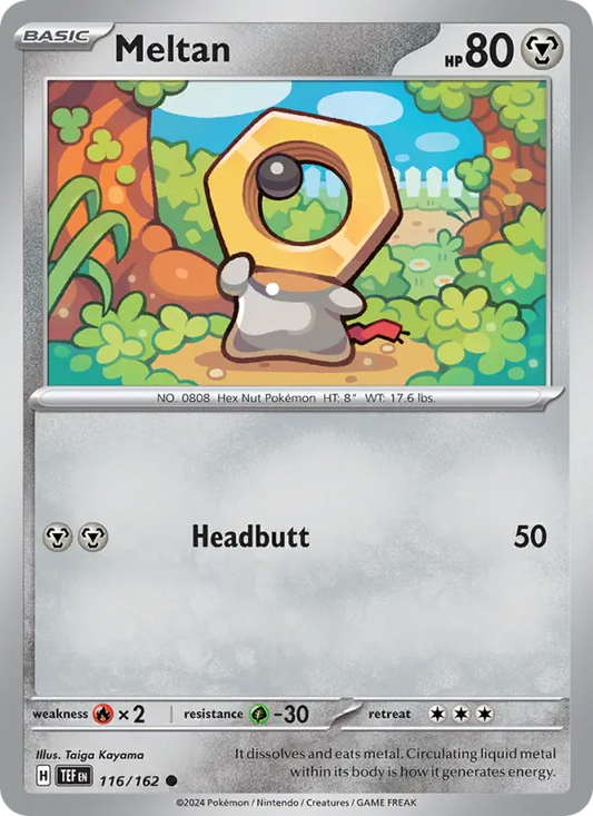 Meltan 116 Temporal Forces Pokesingles