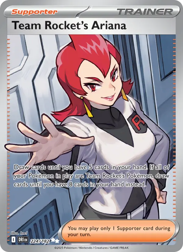 Team Rocket's Ariana 224 Destined Rivals Pokesingles