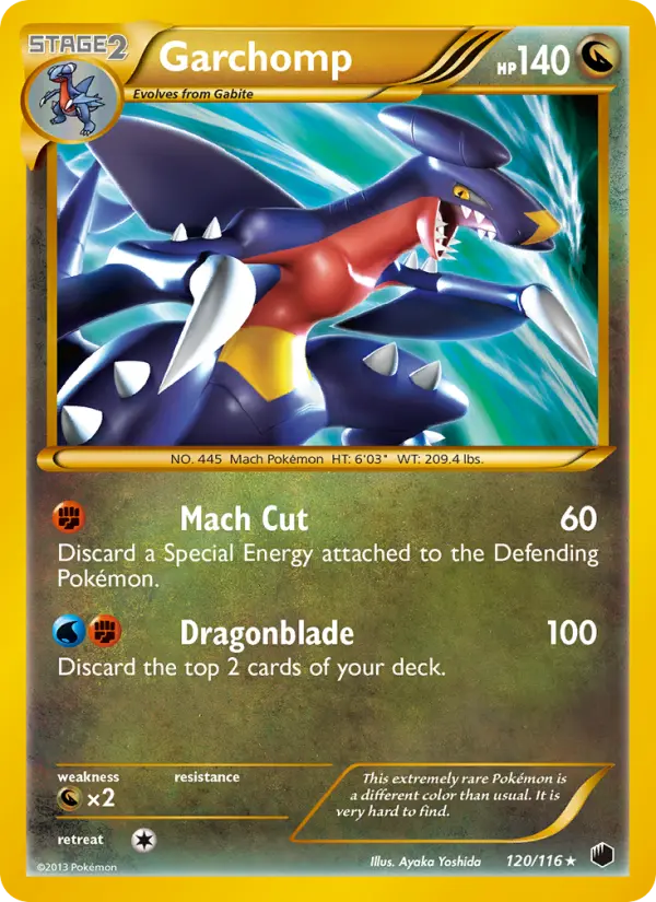 Garchomp 120 Plasma Freeze Pokesingles