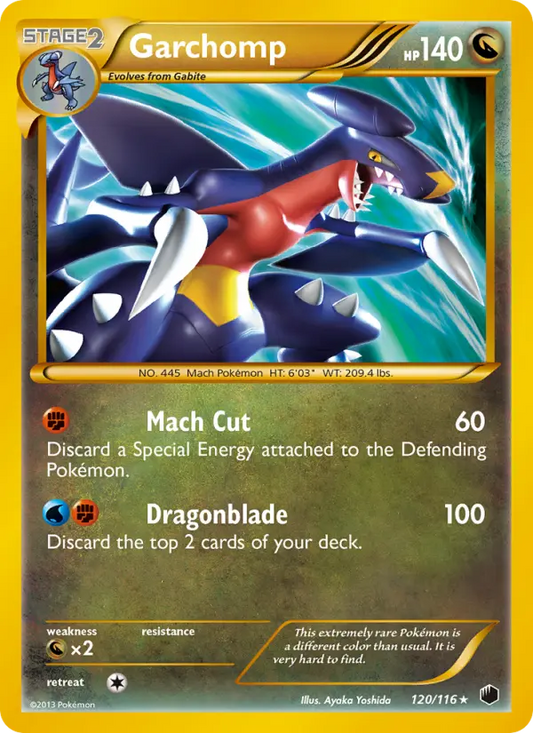 Garchomp 120 Plasma Freeze Pokesingles