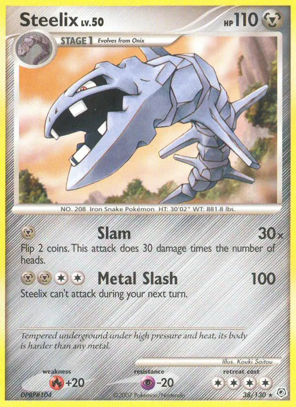 Steelix 38 Diamond & Pearl Pokesingles