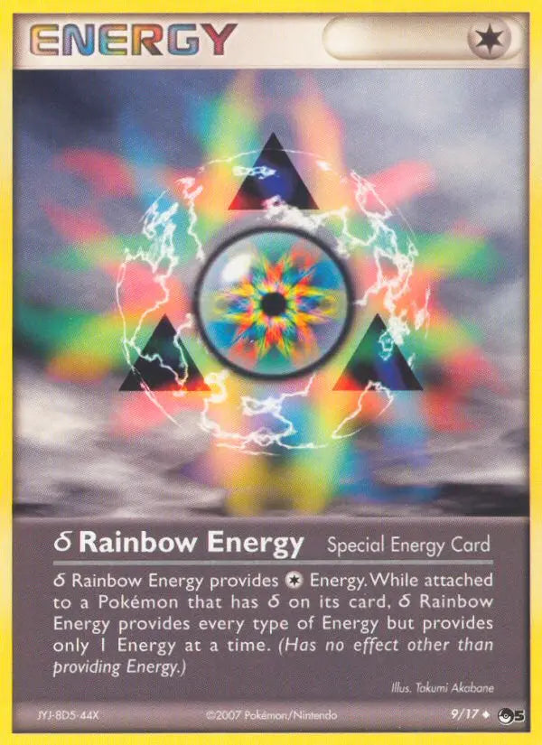 δ Rainbow Energy 9 POP Series 5 Pokesingles