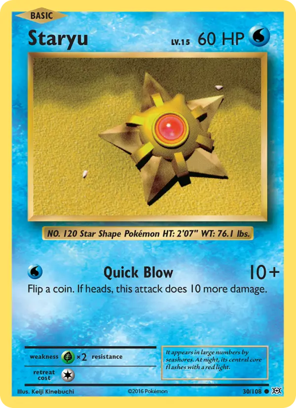 Staryu 30 Evolutions Pokesingles